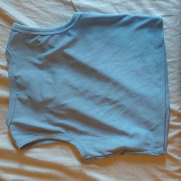 Shein blue argyle tank top xs - Picture 2 of 5